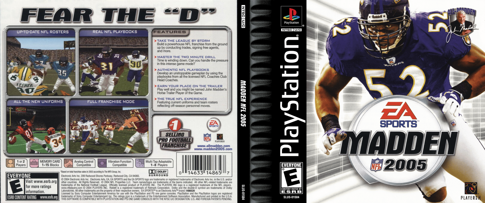 Madden NFL 2005 — box-texture (US)