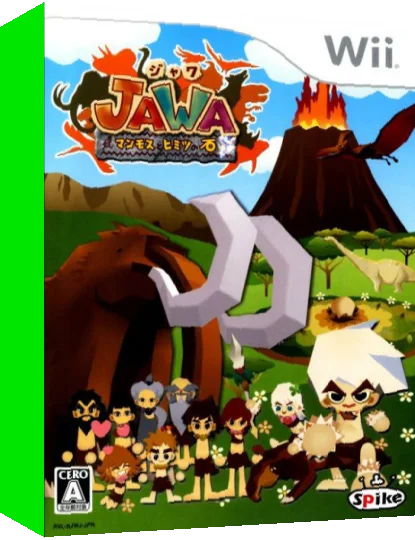 Jawa - Mammoth to Himitsu no Ishi — box-3D (JP)