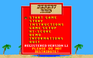 Skunny's Desert Raid box art