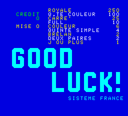 Good Luck! poker — sstitle (WOR)