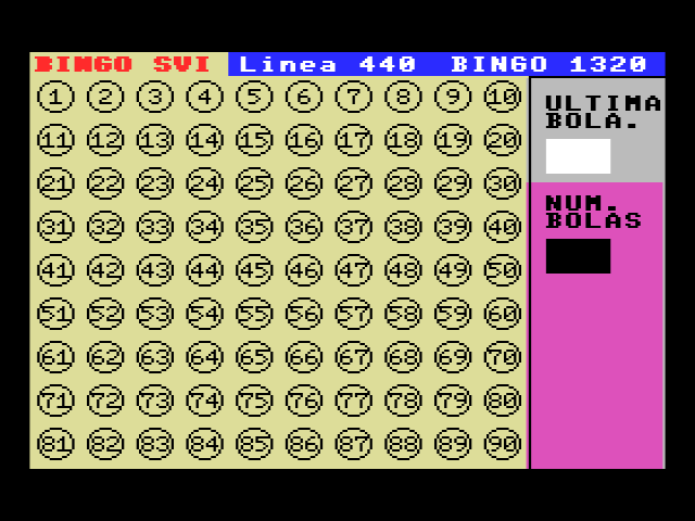 Bingo — ss (SP)