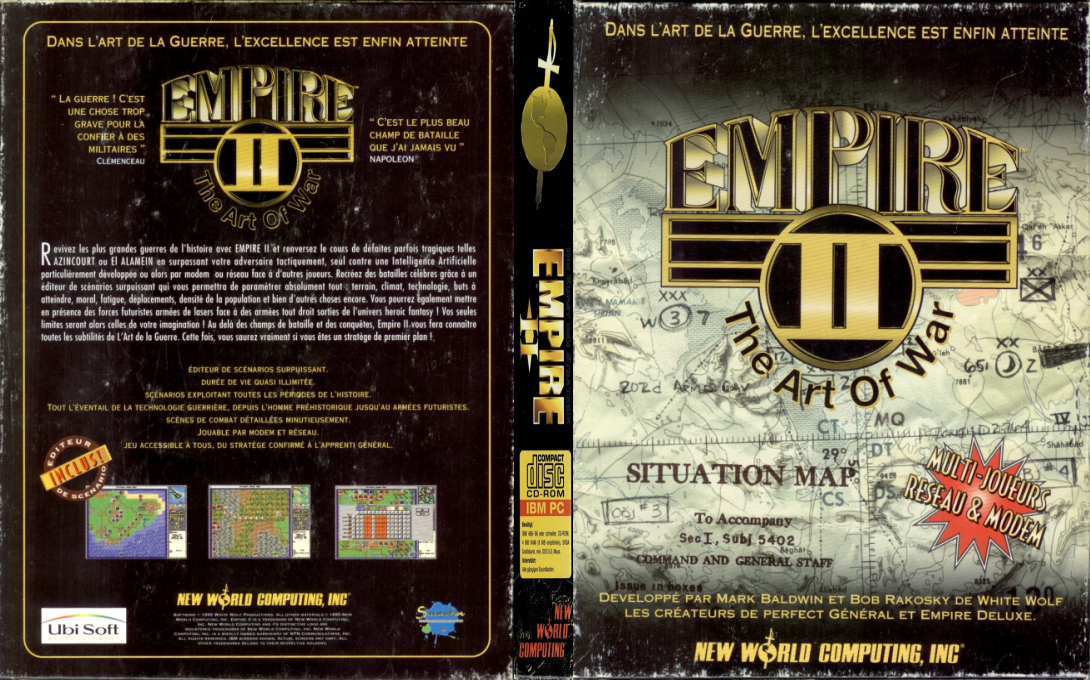 Empire 2 - The Art Of War — box-texture (FR)