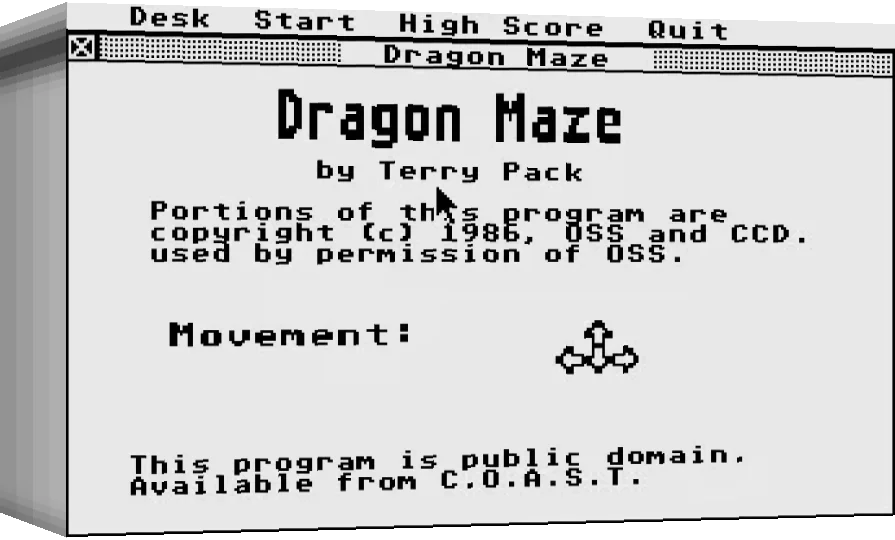 Dragon Maze — box-3D (WOR)