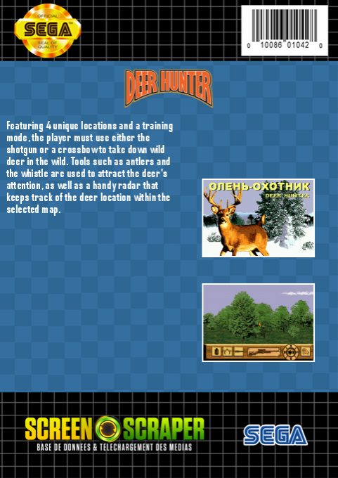Deer Hunter — box-2D-back (SS)