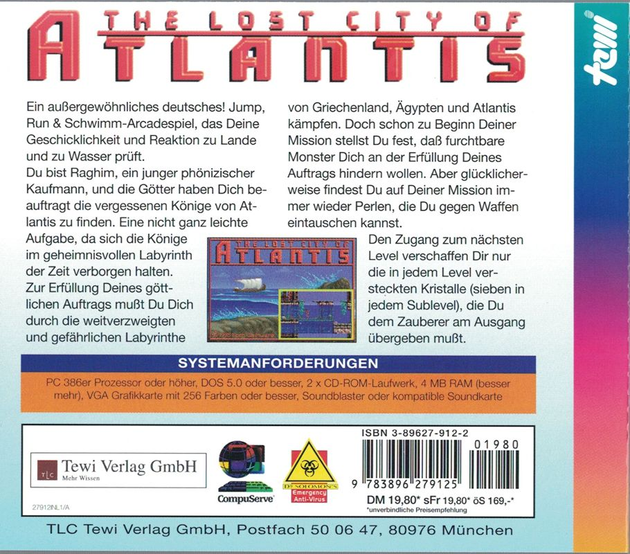 Lost City of Atlantis, The — box-2D-back (EU)