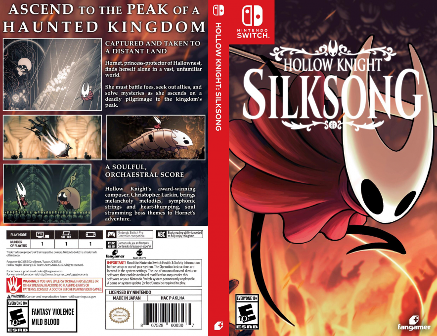 Hollow Knight Silksong — box-texture (US)
