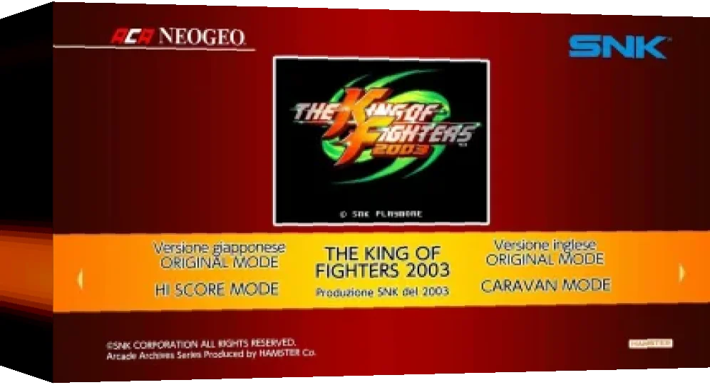 Aca Neogeo The King Of Fighters 2003 — box-3D (WOR)