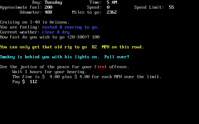 Big Rig — ss (WOR)