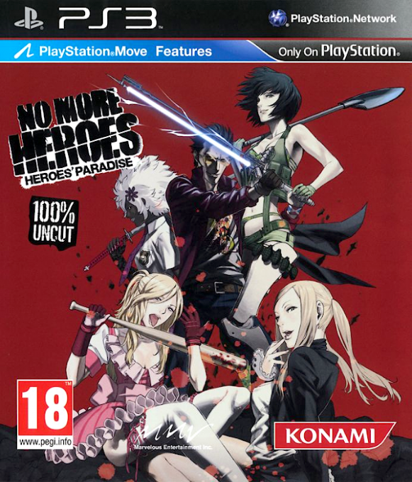 No More Heroes - Eiyuutachi no Rakuen box art