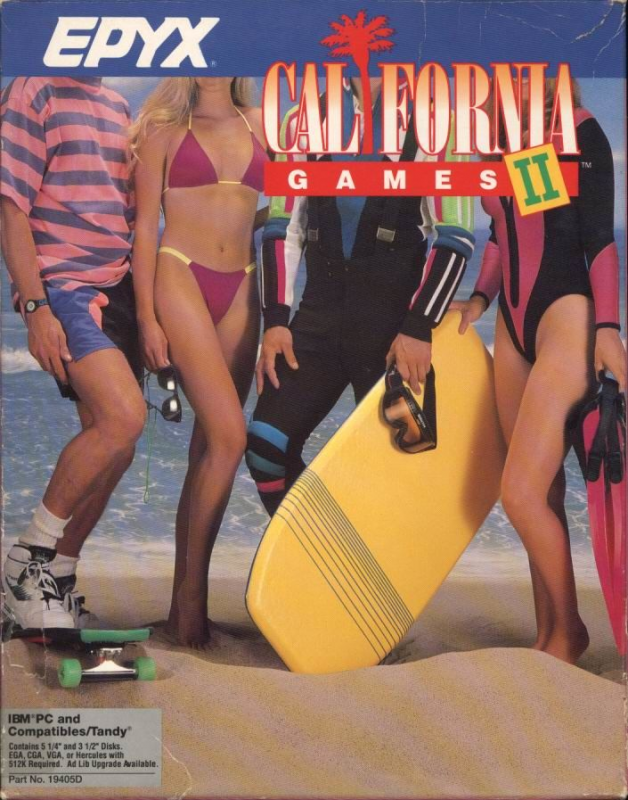 California Games 2 box art
