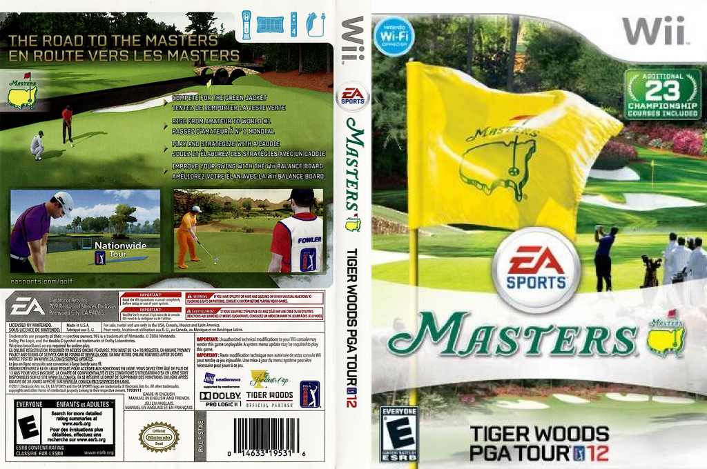 Tiger Woods PGA Tour 12 — box-texture (US)