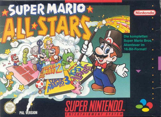 Super Mario All-stars — box-2D (DE)