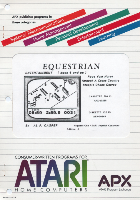 Equestrian box art