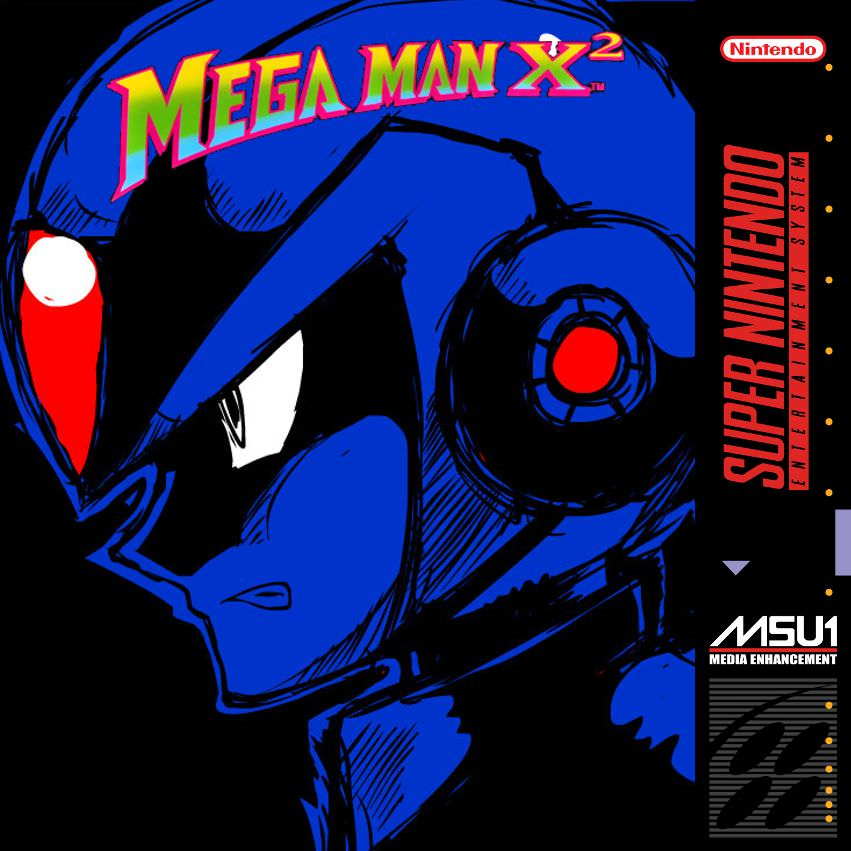 Mega Man X2 box art