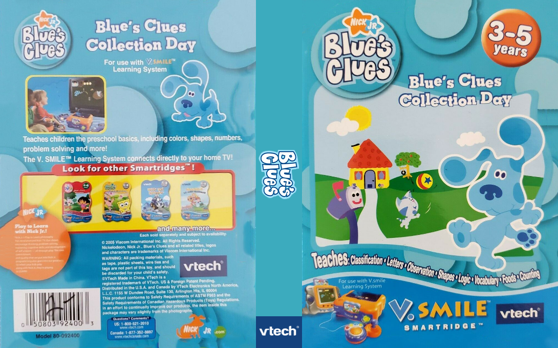 Blue's Clues - Collection Day — box-texture (US)