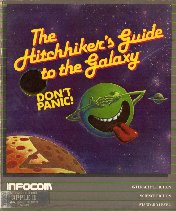 Hitchhiker's Guide To The Galaxy, The box art