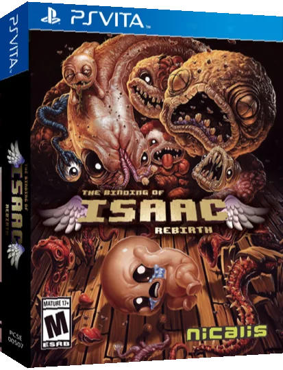 Binding Of Isaac - Rebirth, The — box-3D (US)