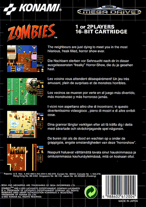 Zombies Ate My Neighbors — box-2D-back (EU)