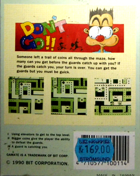 Money Maze — box-2D-back (WOR)