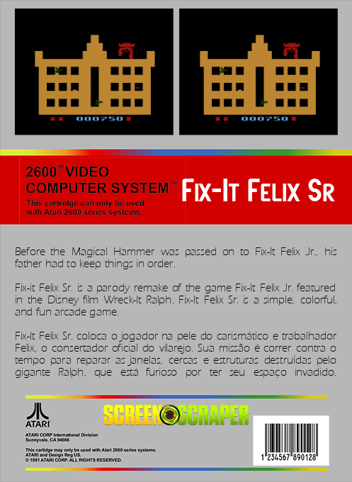 Fix-It Felix Sr. — box-2D-back (SS)