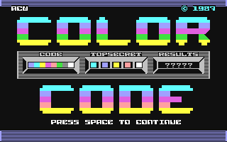 Color Code — sstitle (WOR)
