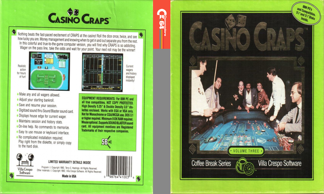 Casino Craps — box-texture (US)