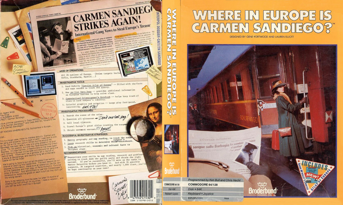 Where in Europe is Carmen Sandiego? — box-texture (US)