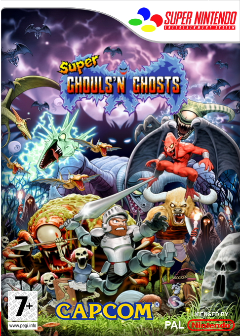 Super Ghouls'n Ghosts — box-2D (FR)