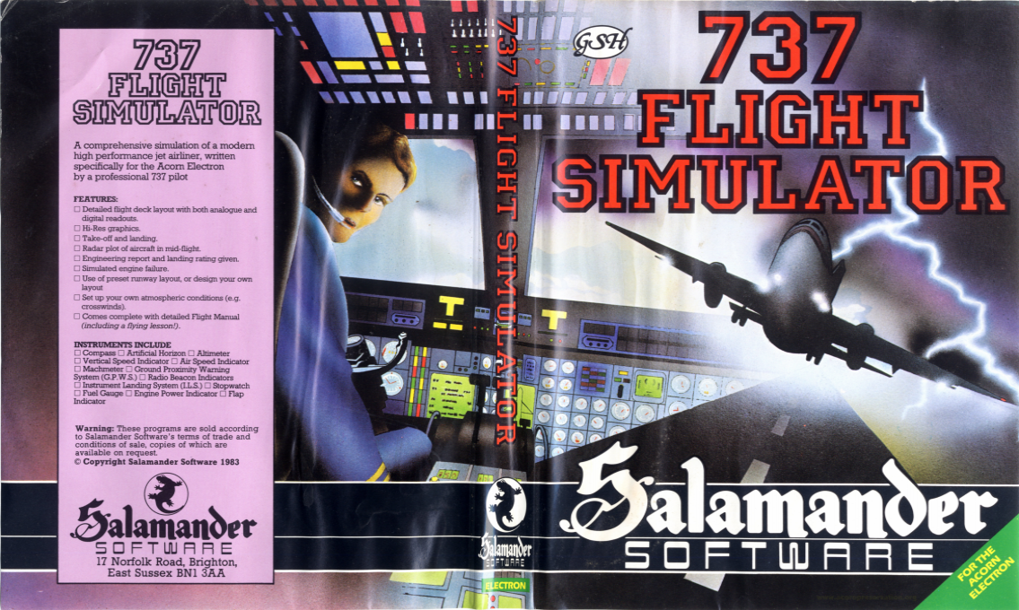 737 Flight Simulator — box-texture (EU)