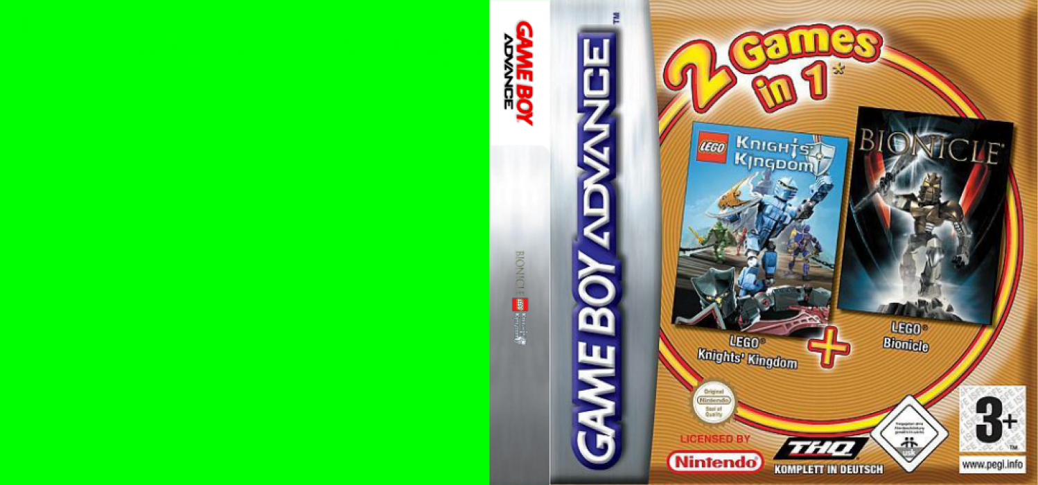 2 Games in 1 - Bionicle + Knights' Kingdom — box-texture (EU)
