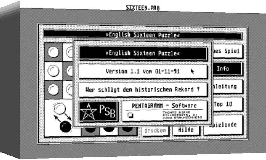 English Sixteen Puzzle — box-3D (WOR)