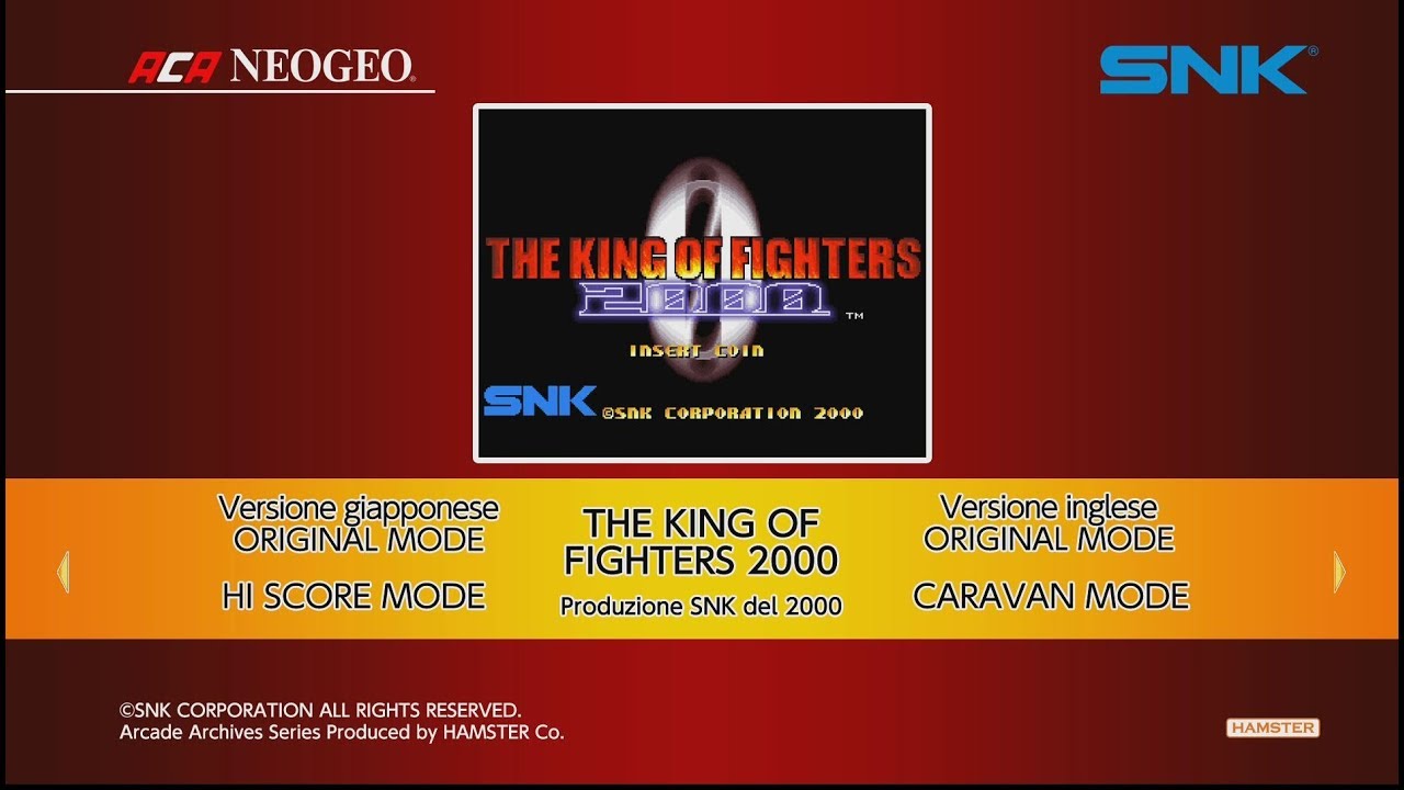 Aca Neogeo The King Of Fighters 2000 — sstitle (WOR)