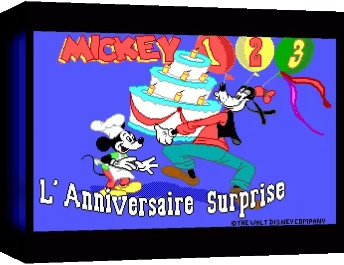 Mickey 123 - L'Anniversaire Surprise — box-3D (FR)