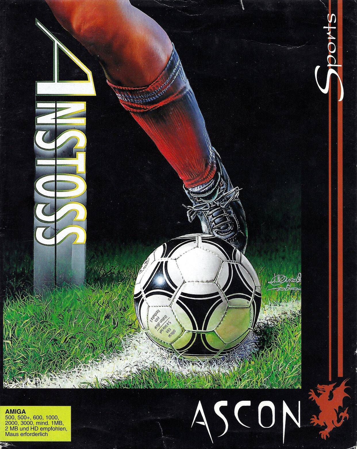 Anstoss - Die Fussball-Manager-Simulation — box-scan (DE)