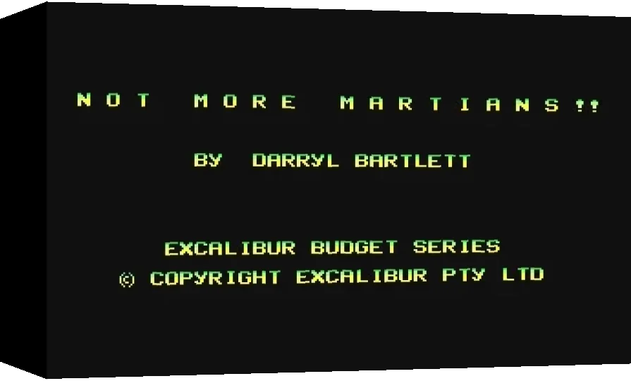 Not More Martians! — box-3D (WOR)