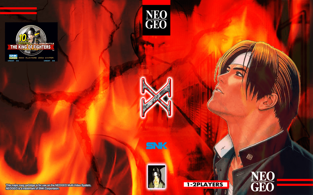 King Of Fighters 10th Anniversary, The — box-texture (EU)