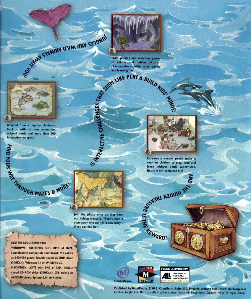 The Treasure Hunt — box-2D-back (WOR)
