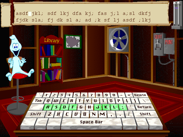 Dream Team: Kid's Typing — ss (WOR)