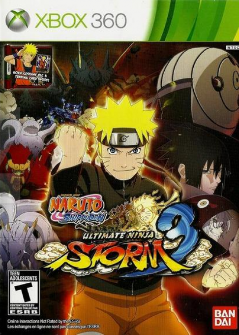 Naruto Shippuden - Ultimate Ninja Storm 3 box art
