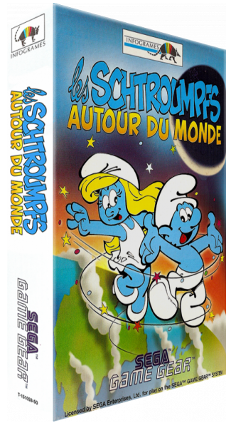 Smurfs Travel The World, The — box-3D (EU)