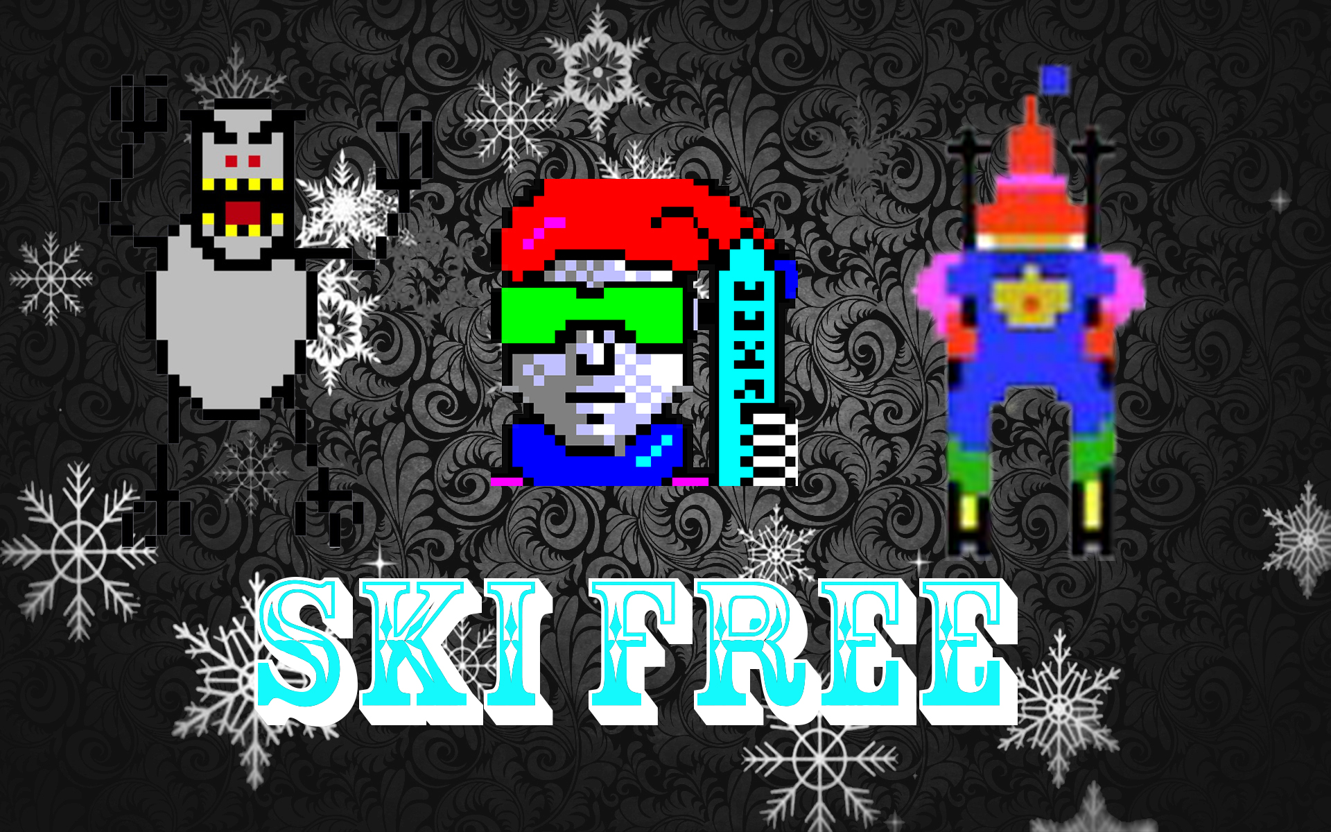 SkiFree — fanart (EU)