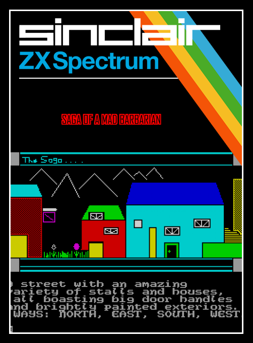 Saga of a Mad Barbarian box art