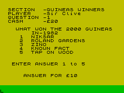 The Triple Crown Quiz — ss (WOR)