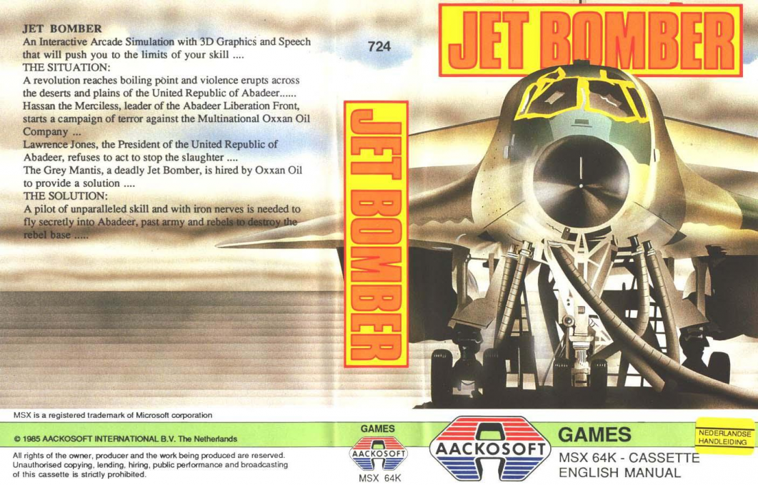 Jet Bomber — box-texture (EU)