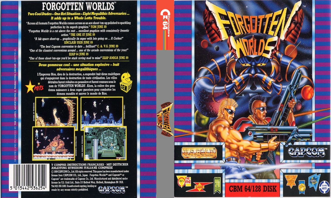 Forgotten Worlds — box-texture (EU)