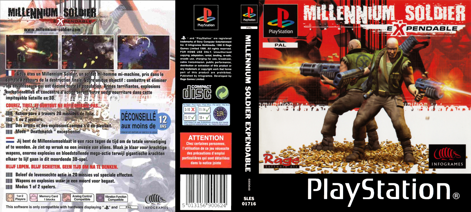 Millennium Soldier Expendable — box-texture (EU)