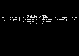 Fatal Game — sstitle (WOR)