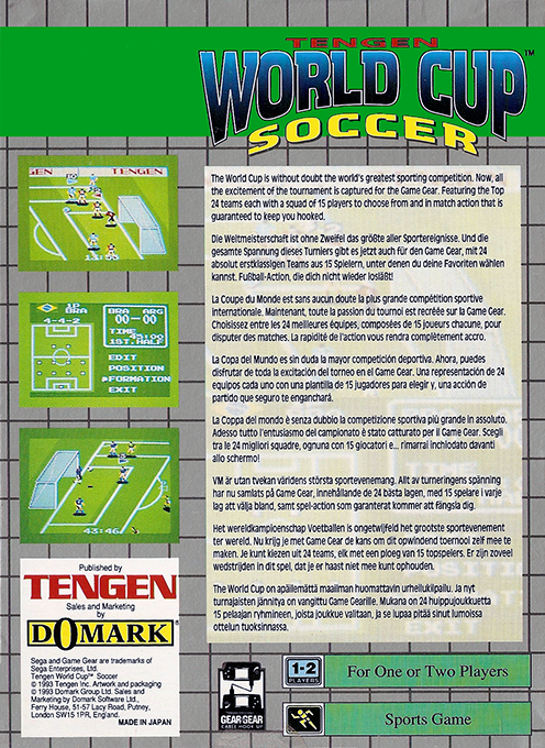 Tengen World Cup Soccer — box-2D-back (EU)