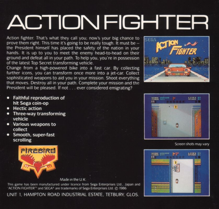 Action Fighter — box-2D-back (EU)