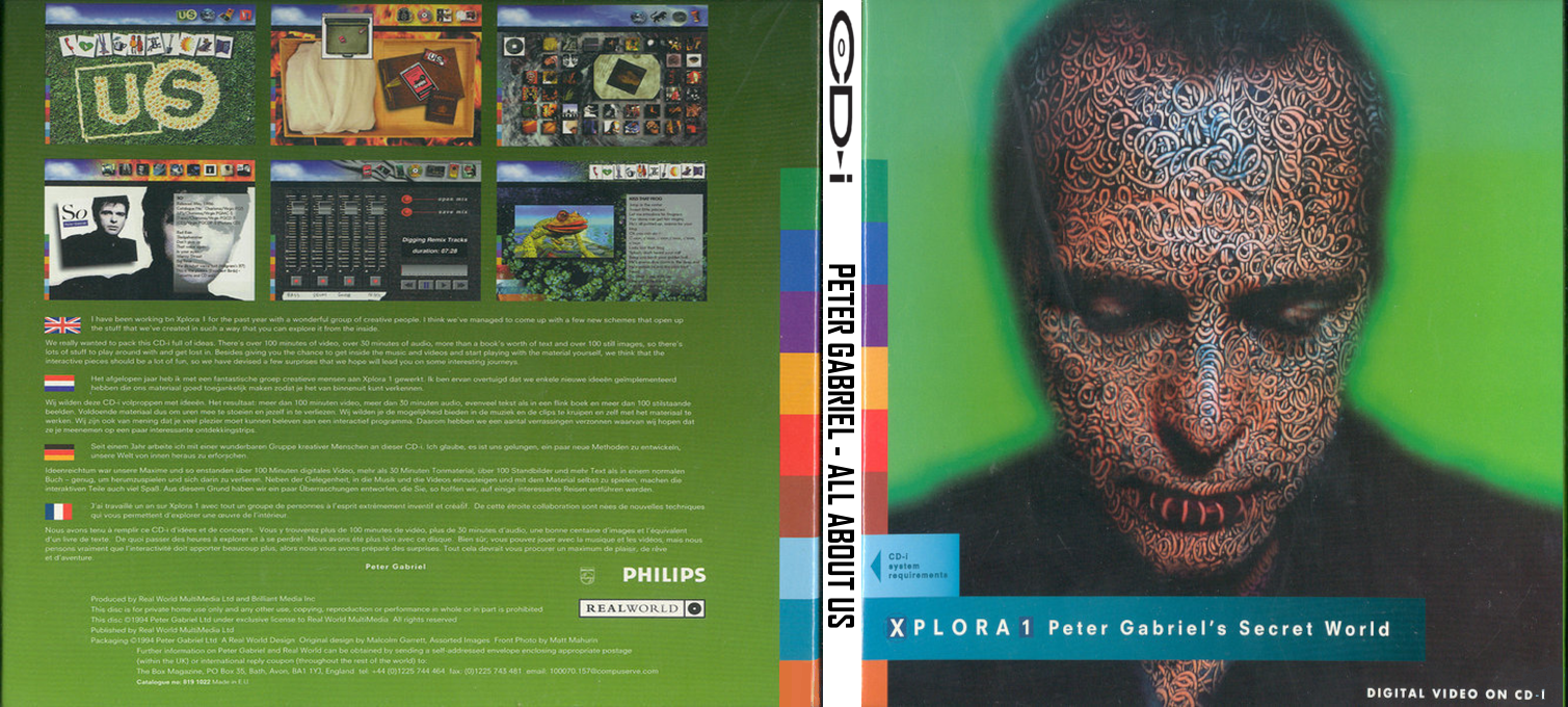 Peter Gabriel - All About Us — box-texture (EU)